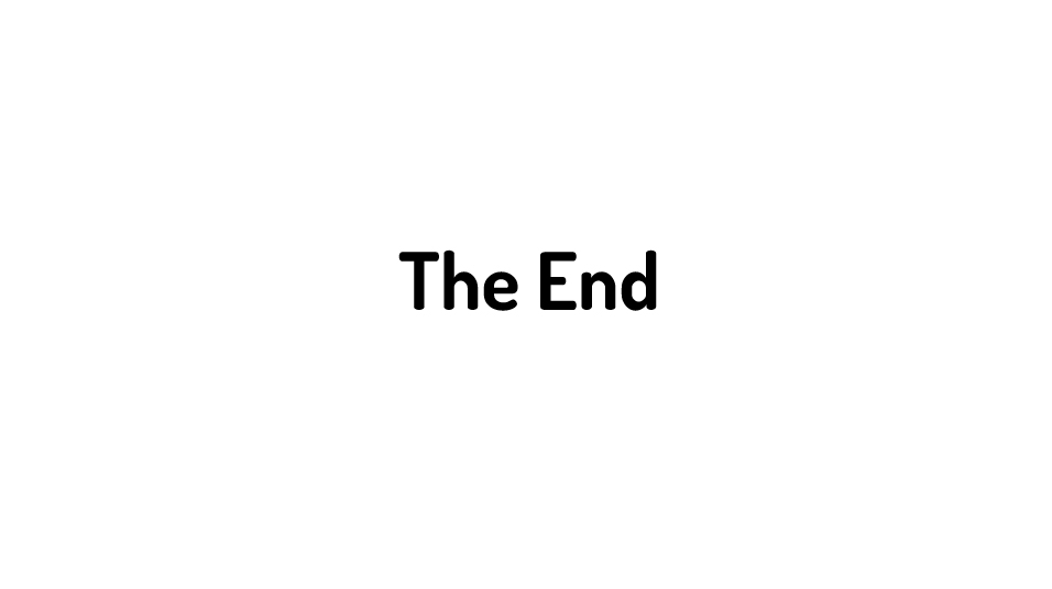 Image of short film The End